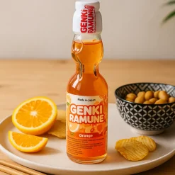 Refresco Ramune sabor naranja - 200 ml