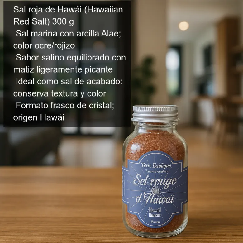 Sal roja de Hawái - 300 g