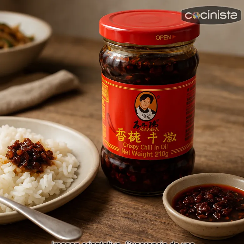 Salsa de chiles crujiente Laoganma - 210g