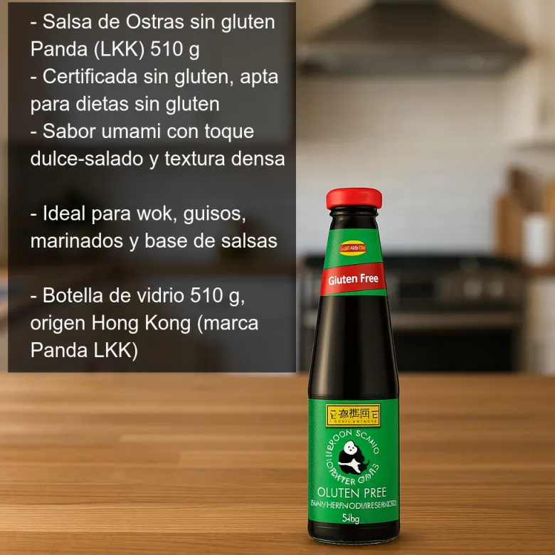 Salsa de Ostras sin gluten - 510g