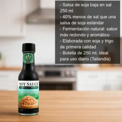 Salsa de soja baja en sal - 250 ml