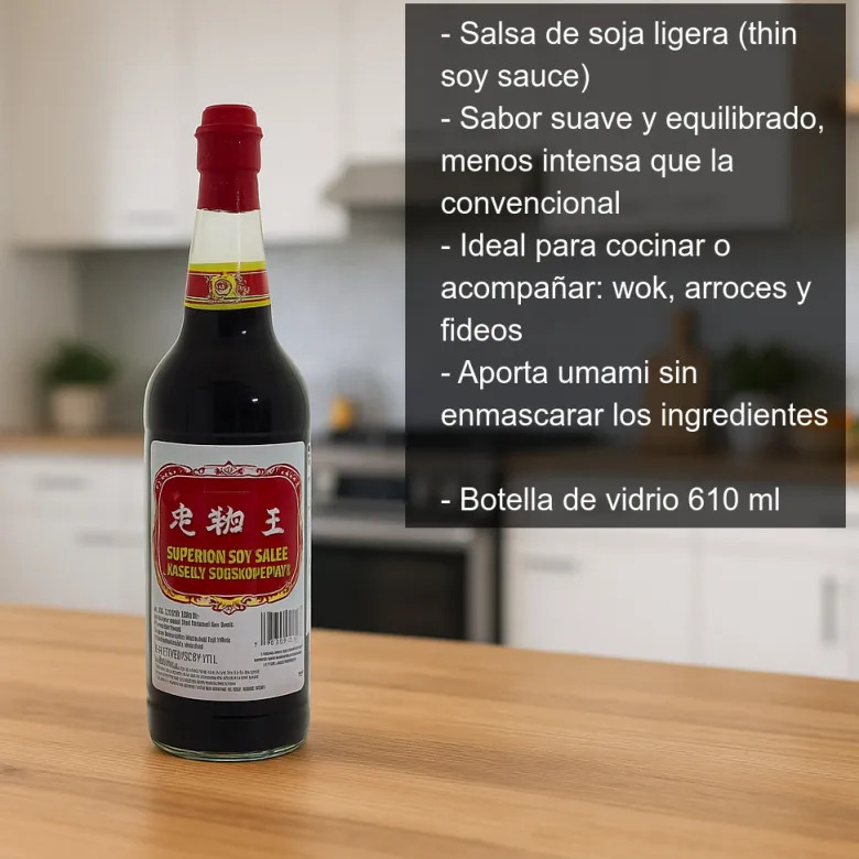 Salsa de soja ligera - 610ml
