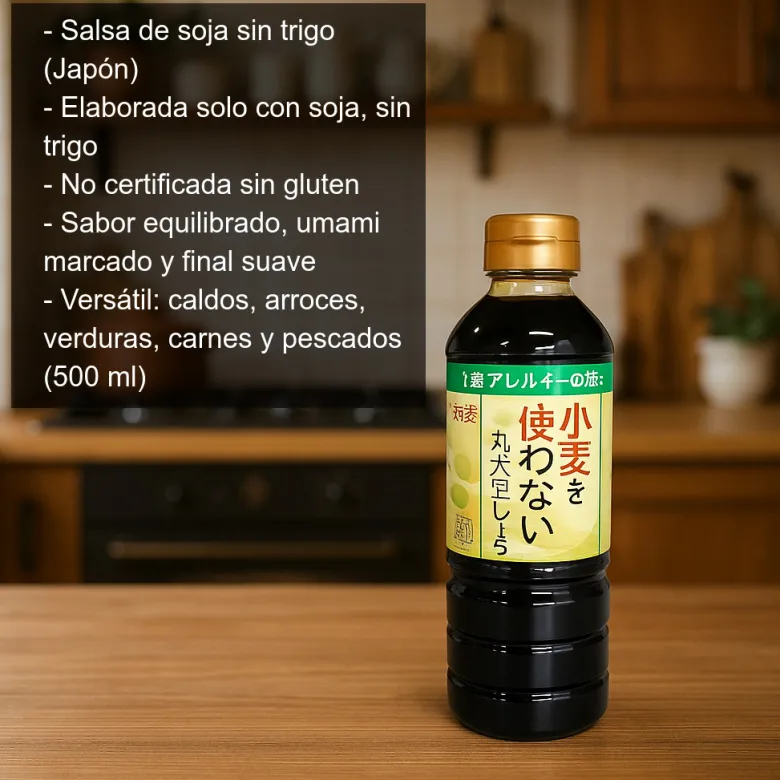Salsa de soja sin trigo (Japón) - 500 ml