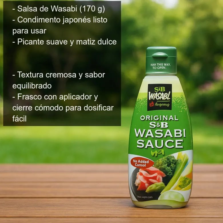 Salsa de Wasabi - 170g