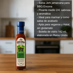 Salsa Jerk jaimaicana para BBQ - 142ml