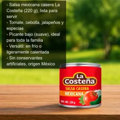 Salsa mexicana casera - 220g
