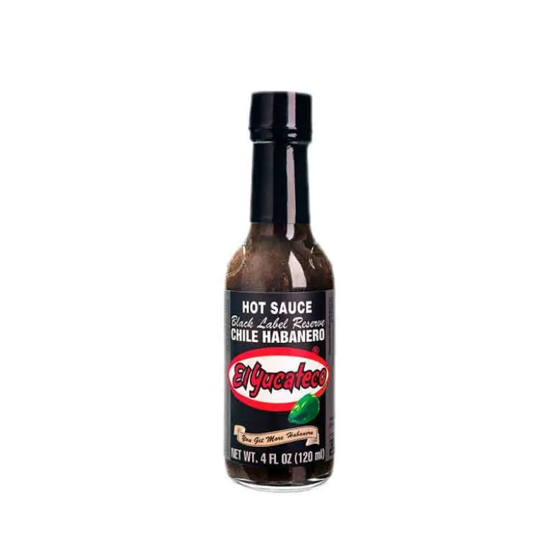 Salsa picante negra de chile habanero - 120ml