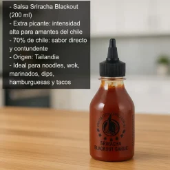 Salsa Sriracha Blackout - 200ml