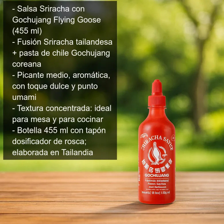 Salsa Sriracha con Gochujang - 455 ml