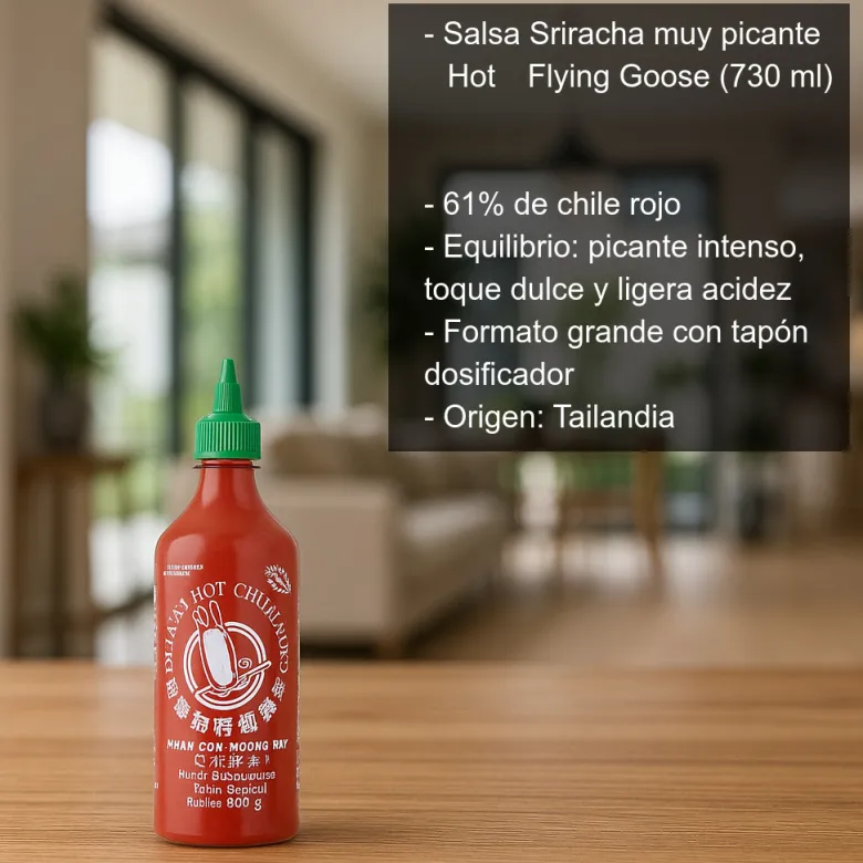 Salsa Sriracha hot - 730ml