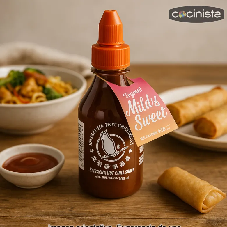 Salsa Sriracha suave y dulce - 200ml