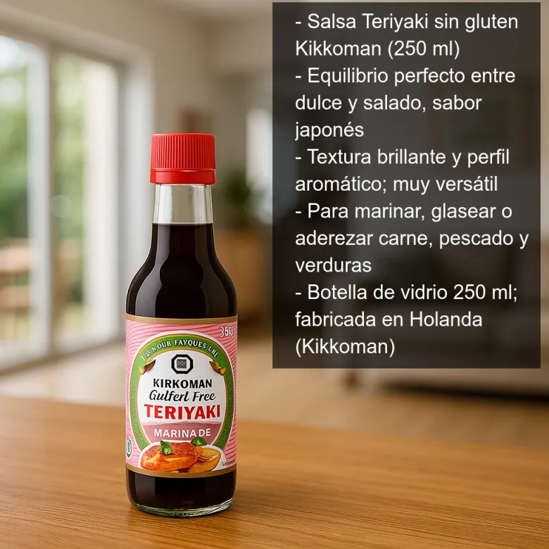 Salsa Teriyaki sin gluten - 250 ml