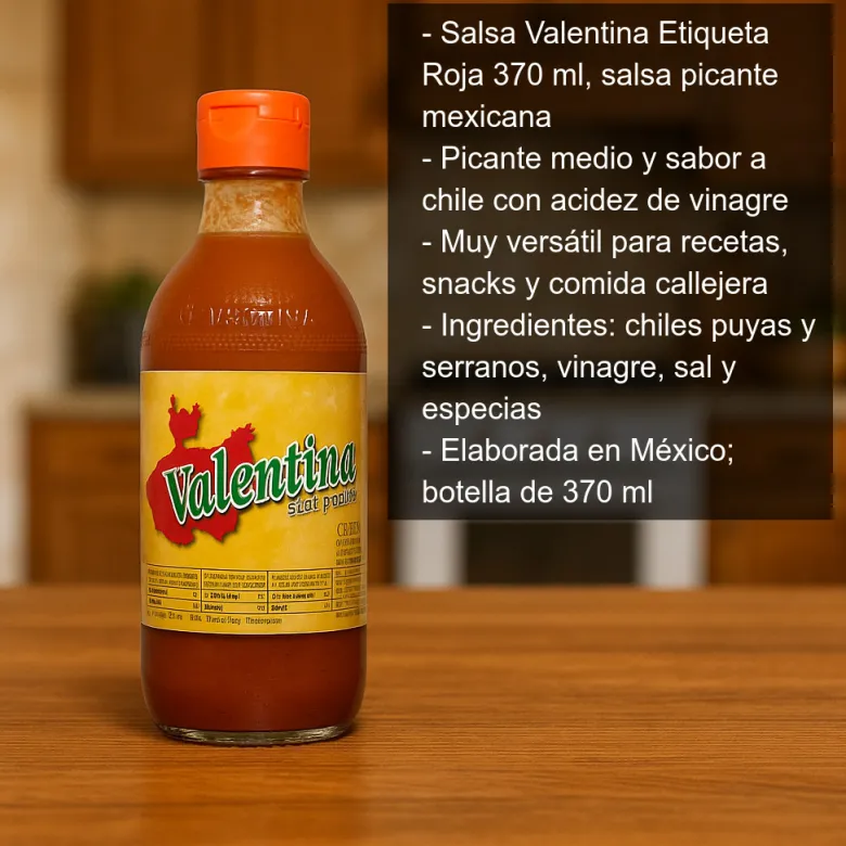 Salsa Valentina Etiqueta Roja - 370ml