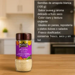 Semilla de amapola blanca - 100 g