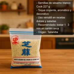 Semillas de sésamo blanco - 227g