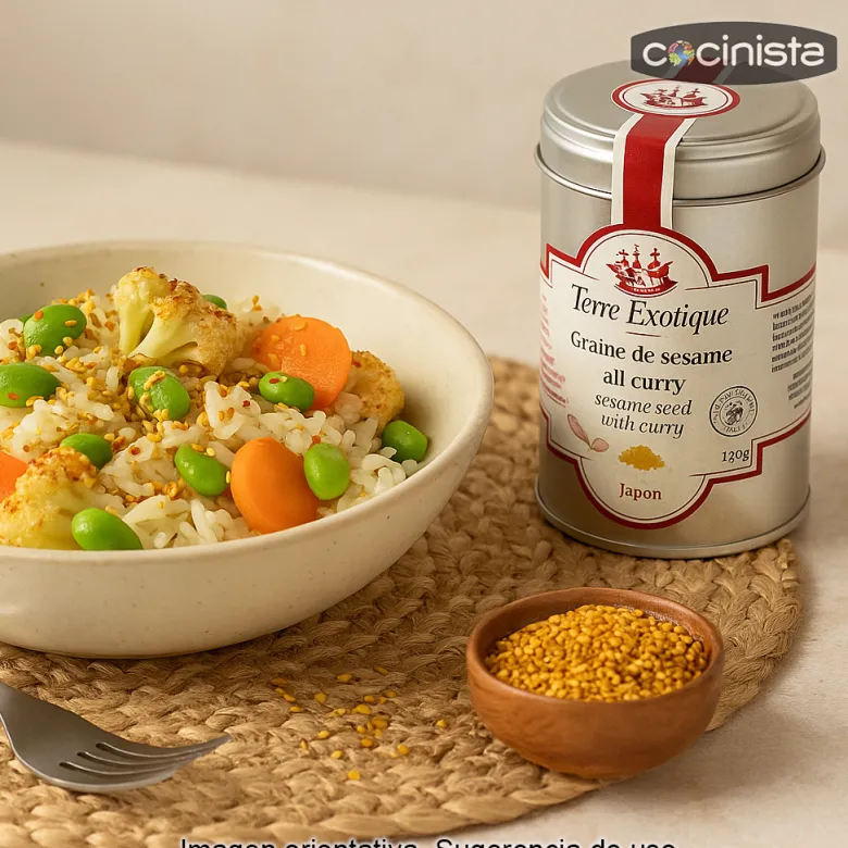 Semillas de sésamo con aroma a Curry - 50 g