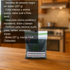 Semillas de sésamo negro - 227g
