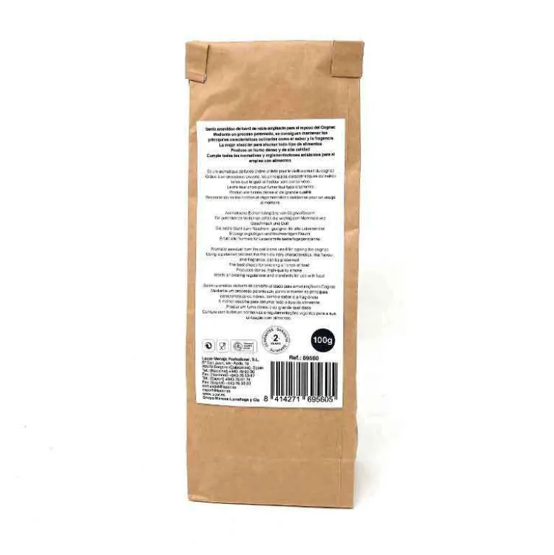 Serrín de barril de Cognac para ahumar - 100g