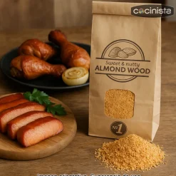 Serrín de madera de almendro para ahumar - 300ml