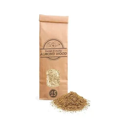 Serrín sin polvo de madera de almendro para ahumar - 300 ml
