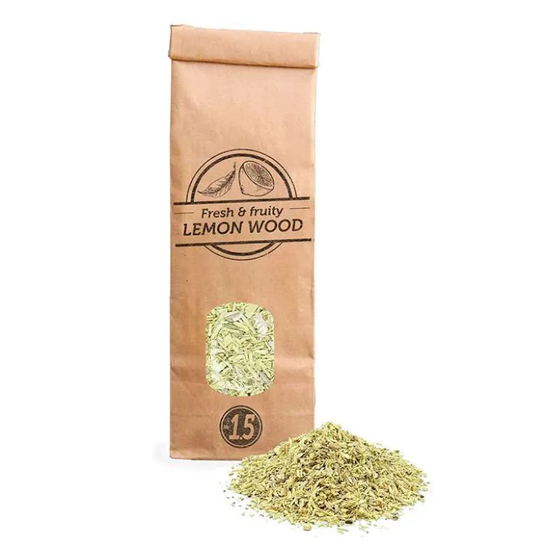 Serrín sin polvo de madera de limonero para ahumar - 300 ml