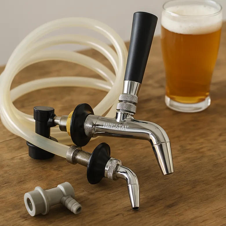 Sistema ball-lock con grifo Nukatap