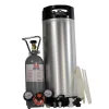 Sistema de barril con grifo y gas