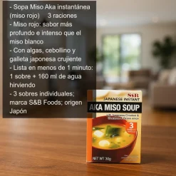 Sopa Miso Aka - 3 raciones