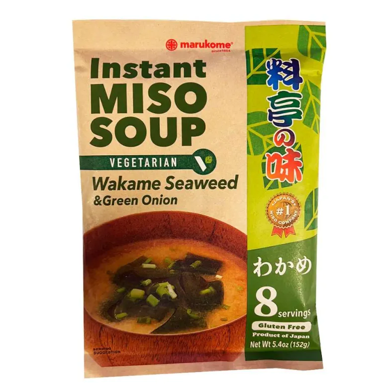 Sopa miso con wakame y cebolleta - 8 raciones