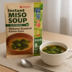 Sopa miso con wakame y cebolleta - 8 raciones