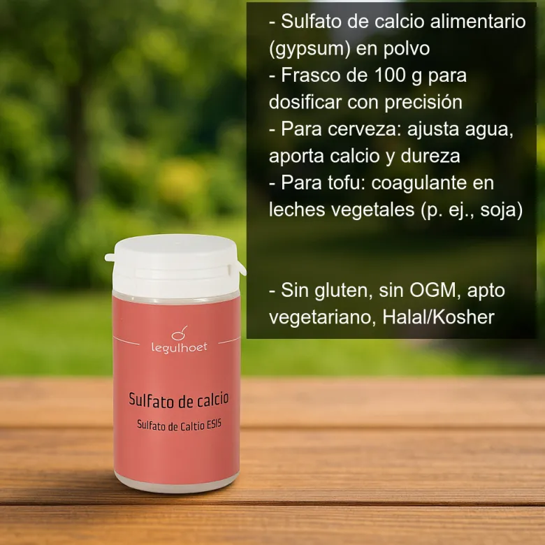 Sulfato de Calcio - 100g
