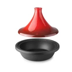 Tajine de hierro fundido y cerámica - 27 cm