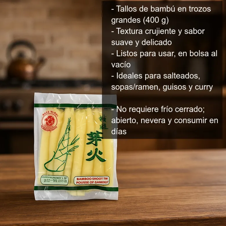 Tallos de bambú - 400g