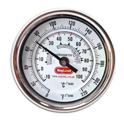 Termómetro bimetálico - 13cm