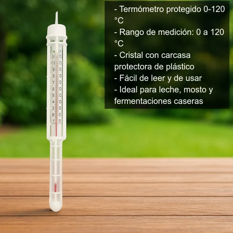 Termómetro protegido - 0 a 120ºC