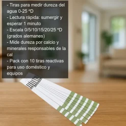 Tiras para medir la dureza del agua - 0 a 25 ºD