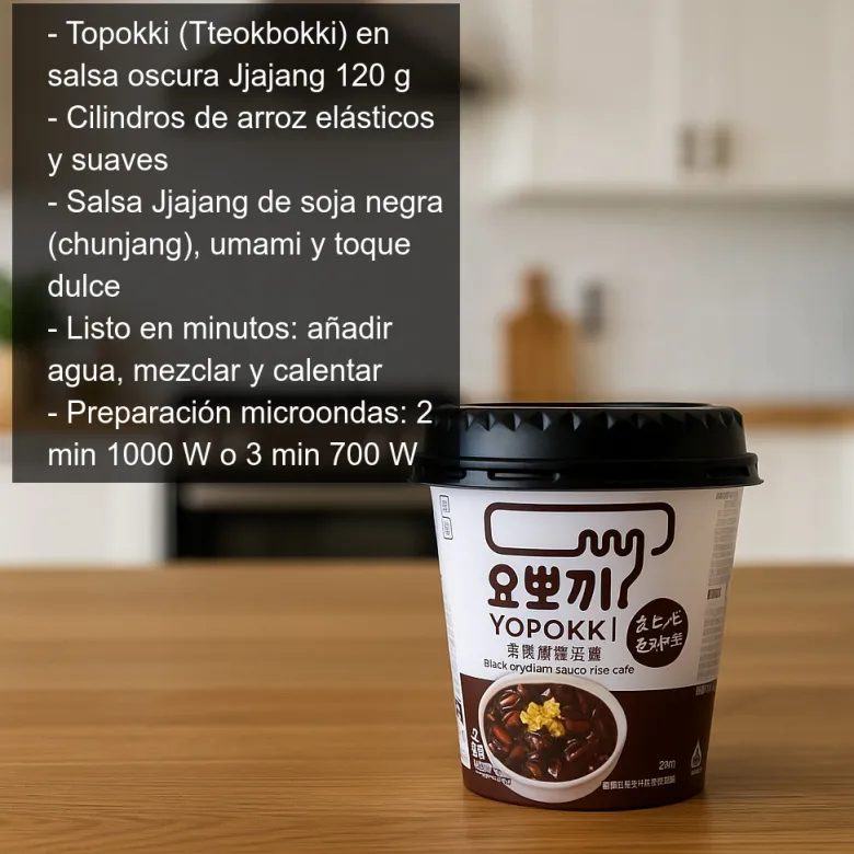 Topokki en salsa oscura - 120g