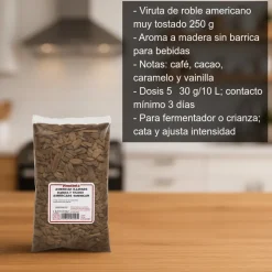 Viruta de roble americano muy tostado - 250g