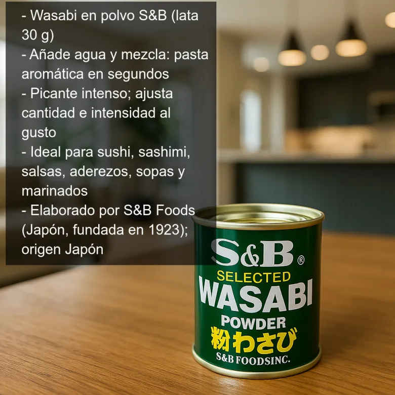 Wasabi en polvo - 30 g